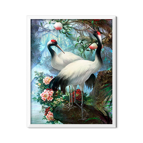 Red Crowned Cranes
