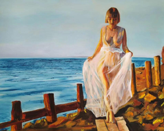 Girl on the Shore
