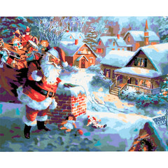 Santa on the Roof