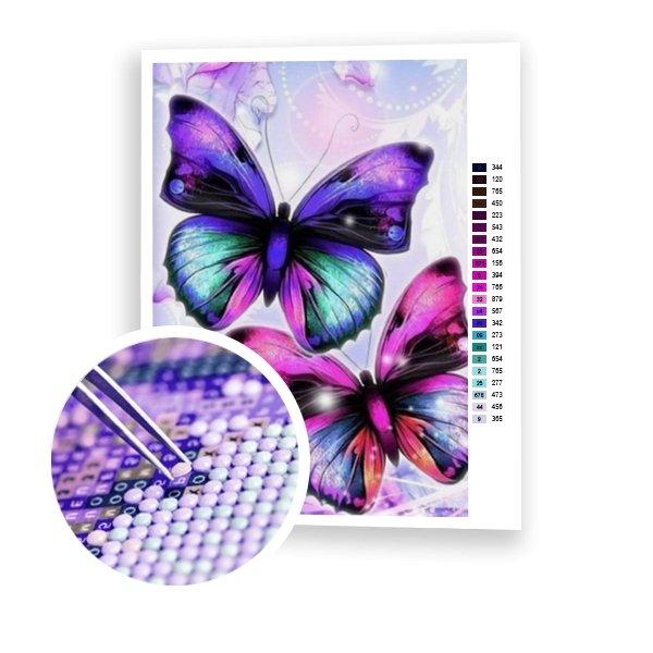 Butterflies - Diamond Painting Kit
